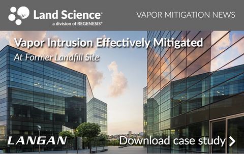 Vapor Intrusion Effectively Mitigated at Former Landfill Site