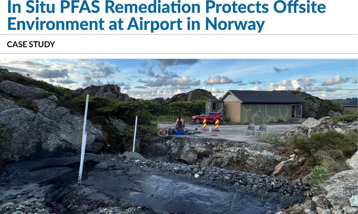 In Situ PFAS Remediation at Airport