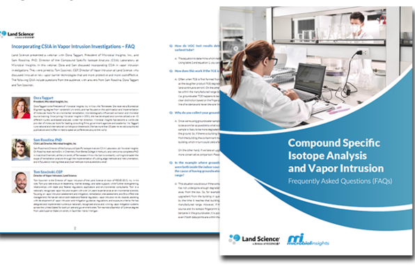 CSIA and vapor intrusion