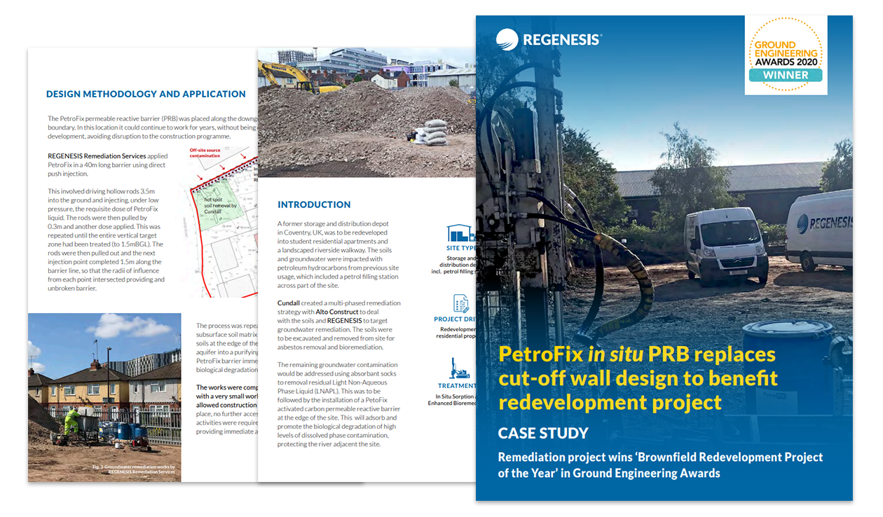 PetroFix in situ PRB replaces cut-off wall design to benefit ...