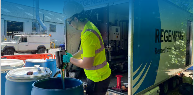 Read more about the article 225m permeable reactive barrier treats TCE and chromium (VI)