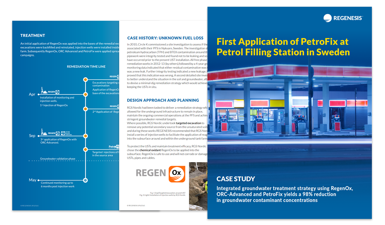 First application of PetroFix at petrol filling station in Sweden ...