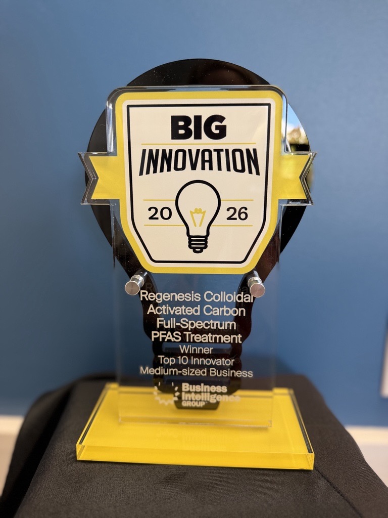 Read more about the article REGENESIS Wins 2026 BIG Innovation Award for Full-Spectrum PFAS Treatment