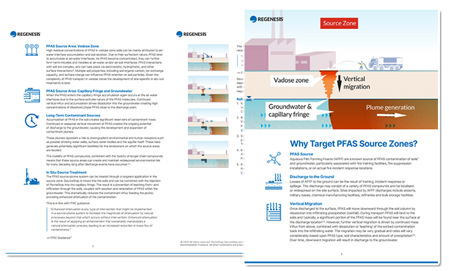 PFAS source zone remediation