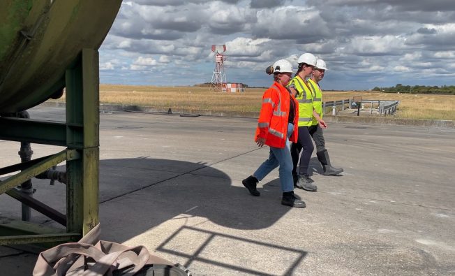 airport PFAS remediation site