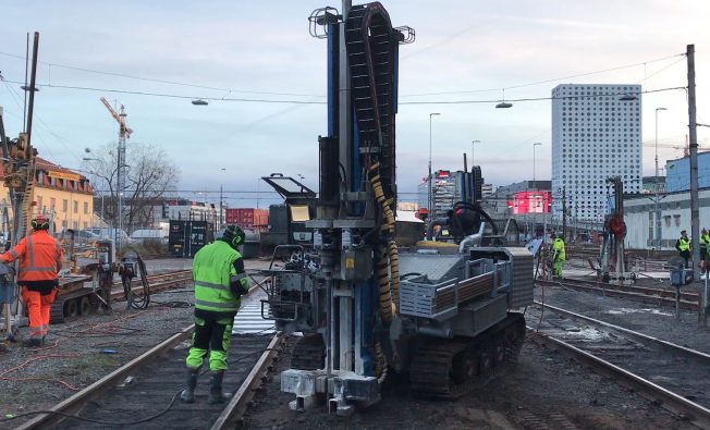 train maintenance depot remediation site