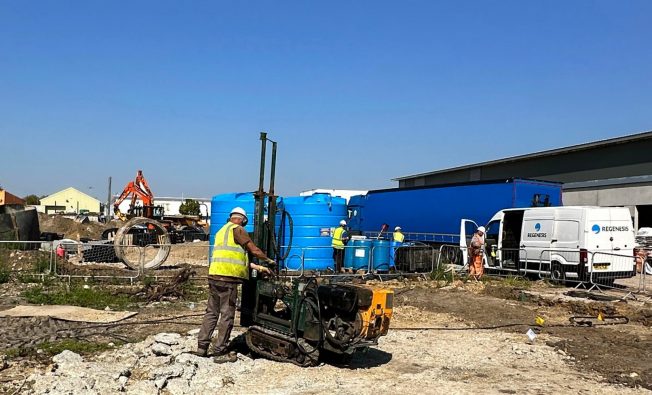 warehouse redevelopment remediation site