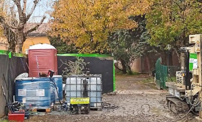 PCE remediation case study site Italy