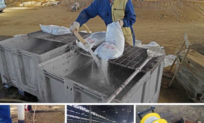LNAPL removal remediation site (case study cover)