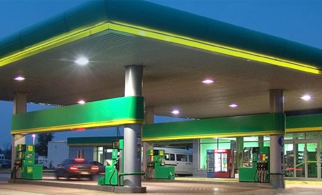 gas station remediation site