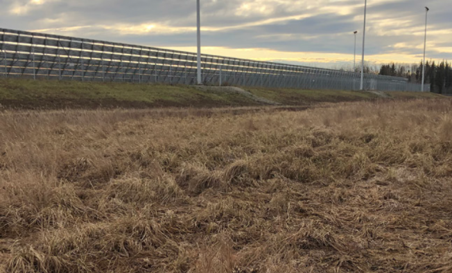PFAS source zone remediation site - Alaska Airport