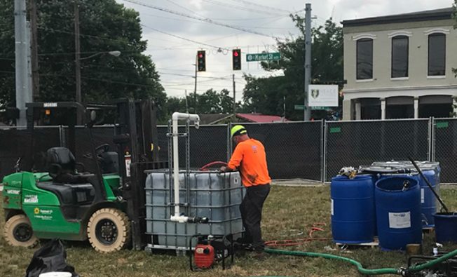 petroleum remediation/redevelopment site