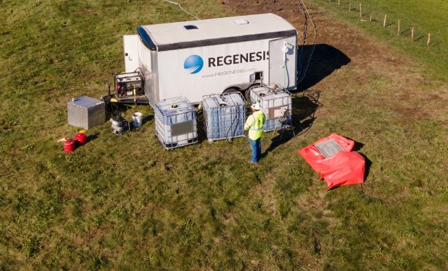 in situ remediation (S-MicroZVI)